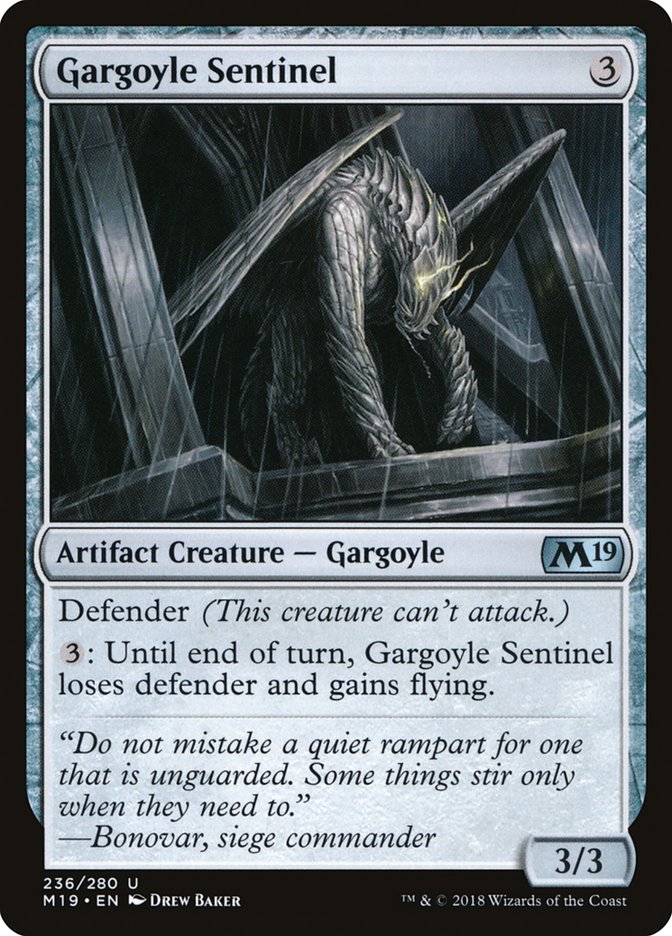 Gargoyle Sentinel [Core Set 2019] | Gauntlet Hobbies - Angola