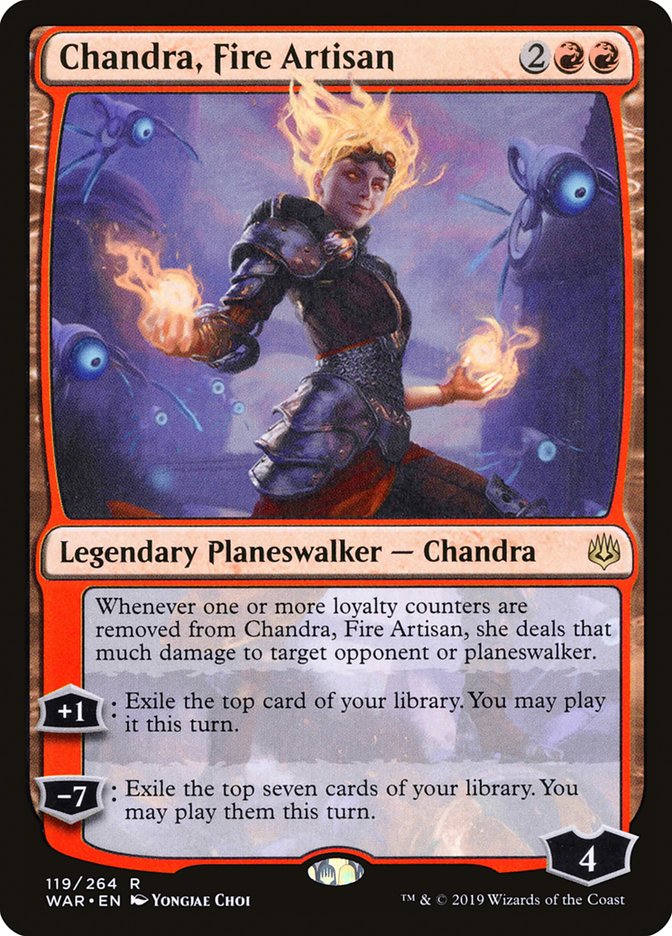 Chandra, Fire Artisan [War of the Spark] | Gauntlet Hobbies - Angola