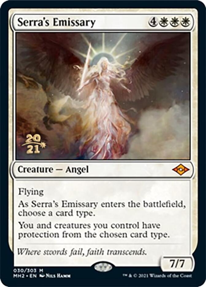 Serra's Emissary [Modern Horizons 2 Prerelease Promos] | Gauntlet Hobbies - Angola