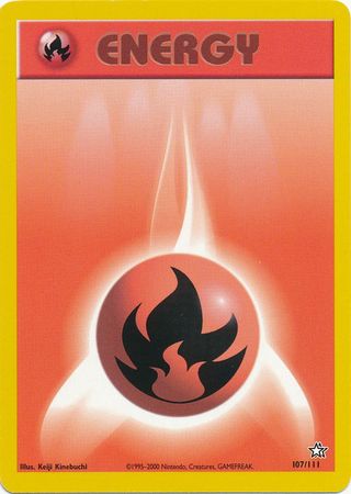 Fire Energy (107/111) [Neo Genesis Unlimited] | Gauntlet Hobbies - Angola
