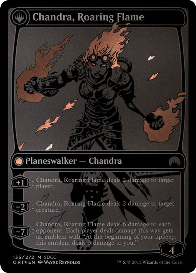 Chandra, Fire of Kaladesh // Chandra, Roaring Flame [San Diego Comic-Con 2015] | Gauntlet Hobbies - Angola