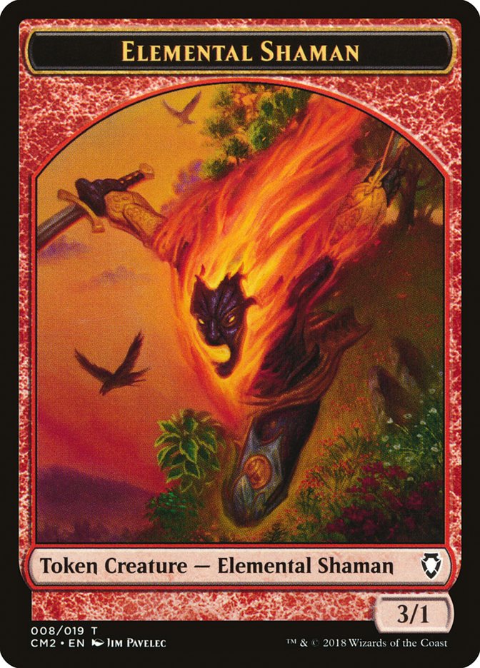 Elemental Shaman Token [Commander Anthology Volume II Tokens] | Gauntlet Hobbies - Angola