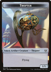 Faerie Rogue // Thopter Double-sided Token [Zendikar Rising Commander]