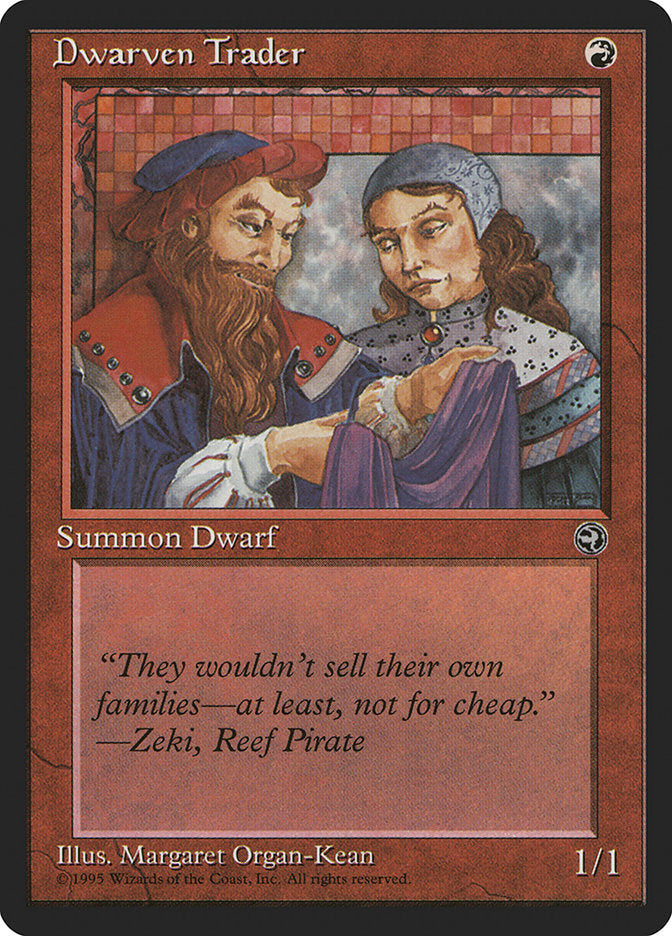 Dwarven Trader (Zeki Flavor Text) [Homelands] | Gauntlet Hobbies - Angola