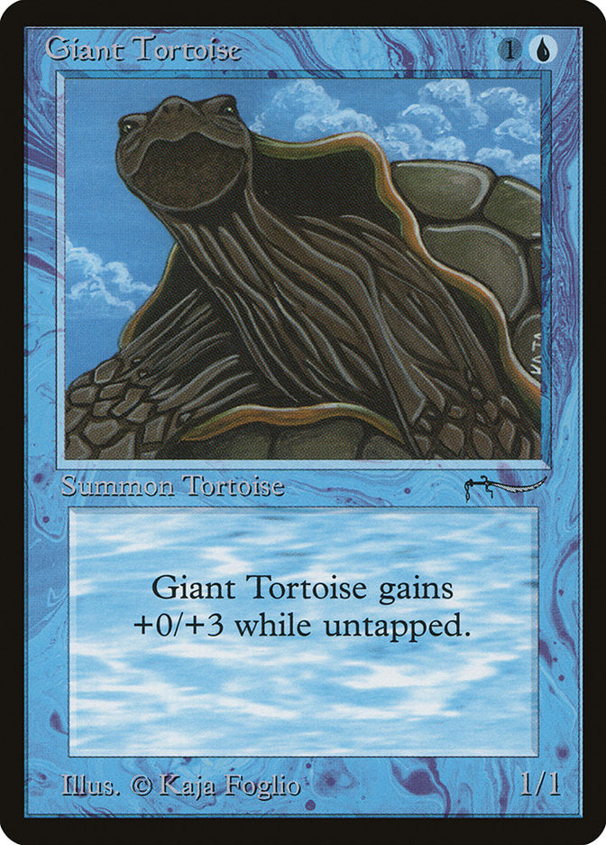 Giant Tortoise (Dark Mana Cost) [Arabian Nights] | Gauntlet Hobbies - Angola