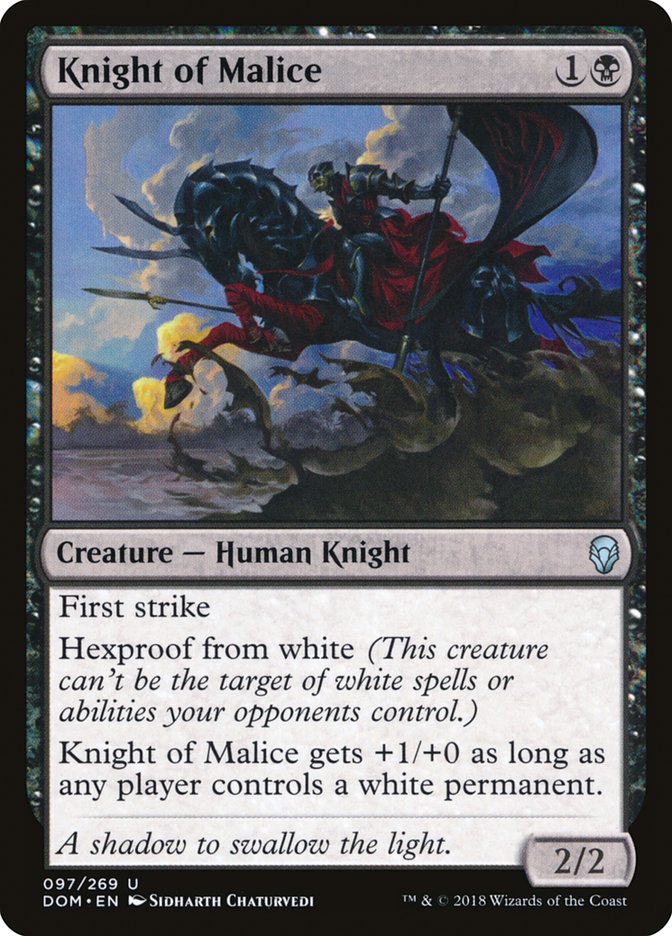 Knight of Malice [Dominaria] | Gauntlet Hobbies - Angola