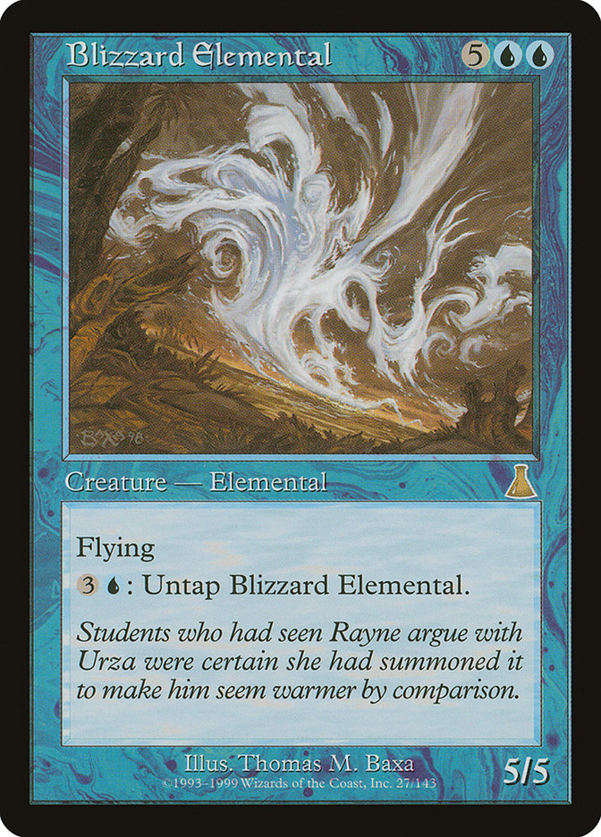 Blizzard Elemental [Urza's Destiny] | Gauntlet Hobbies - Angola