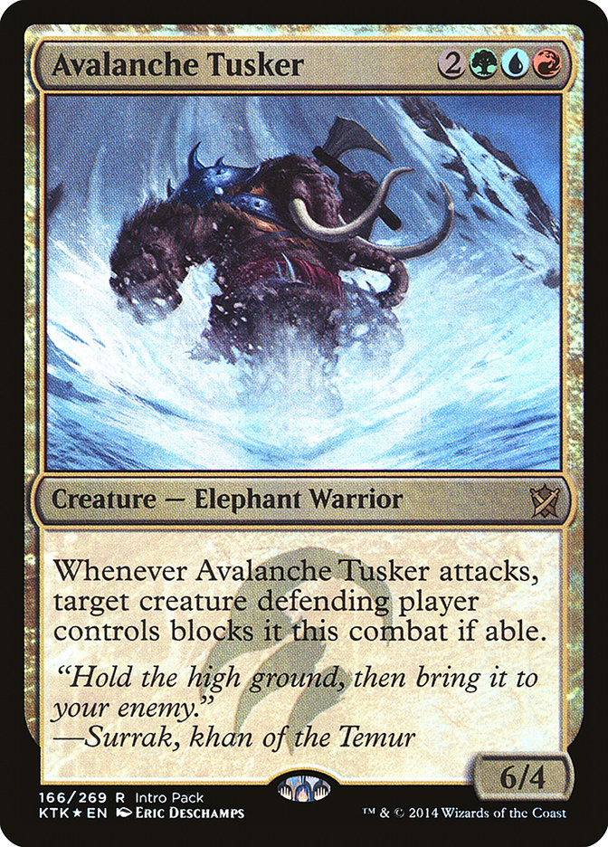 Avalanche Tusker (Intro Pack) [Khans of Tarkir Promos] | Gauntlet Hobbies - Angola