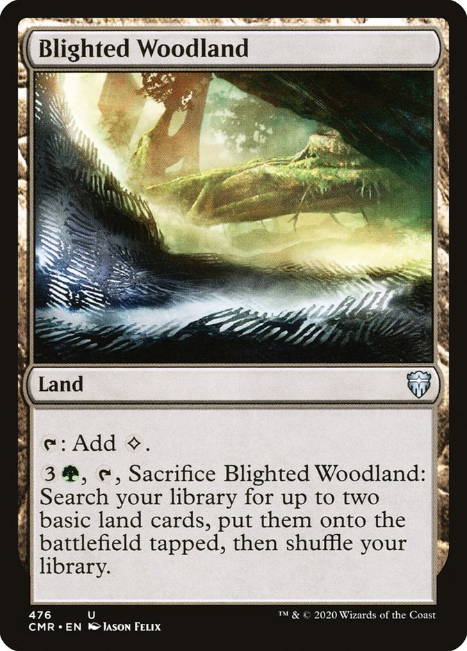Blighted Woodland [Commander Legends] | Gauntlet Hobbies - Angola