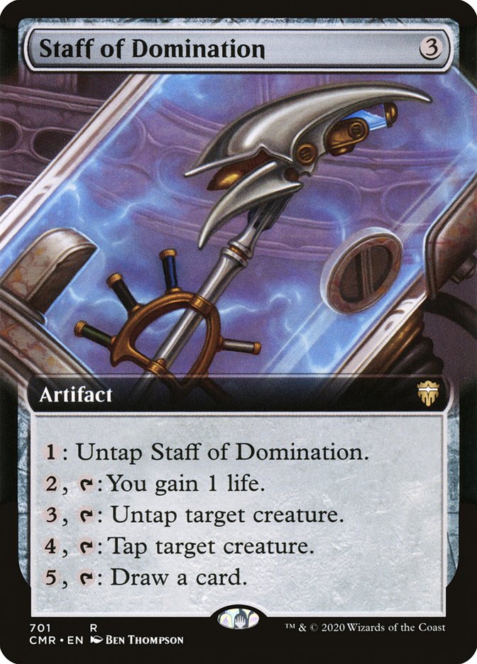 Staff of Domination (Extended) [Commander Legends]