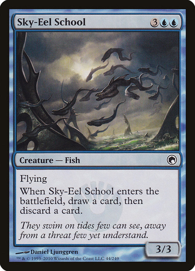 Sky-Eel School [Scars of Mirrodin] | Gauntlet Hobbies - Angola