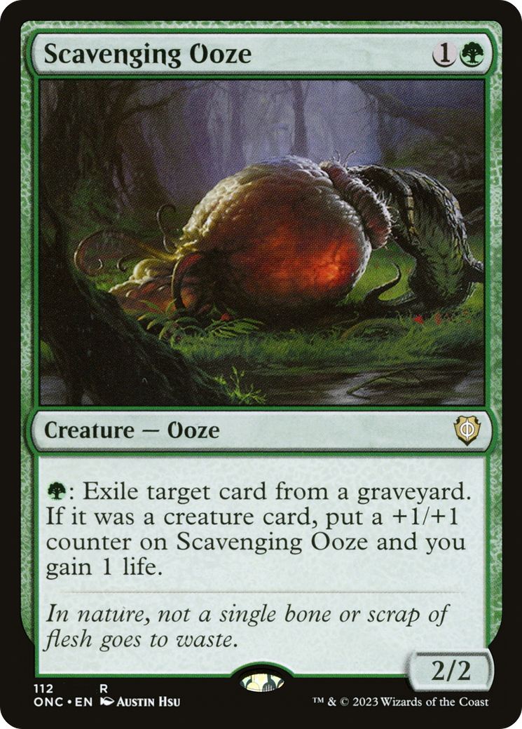 Scavenging Ooze [Phyrexia: All Will Be One Commander] | Gauntlet Hobbies - Angola