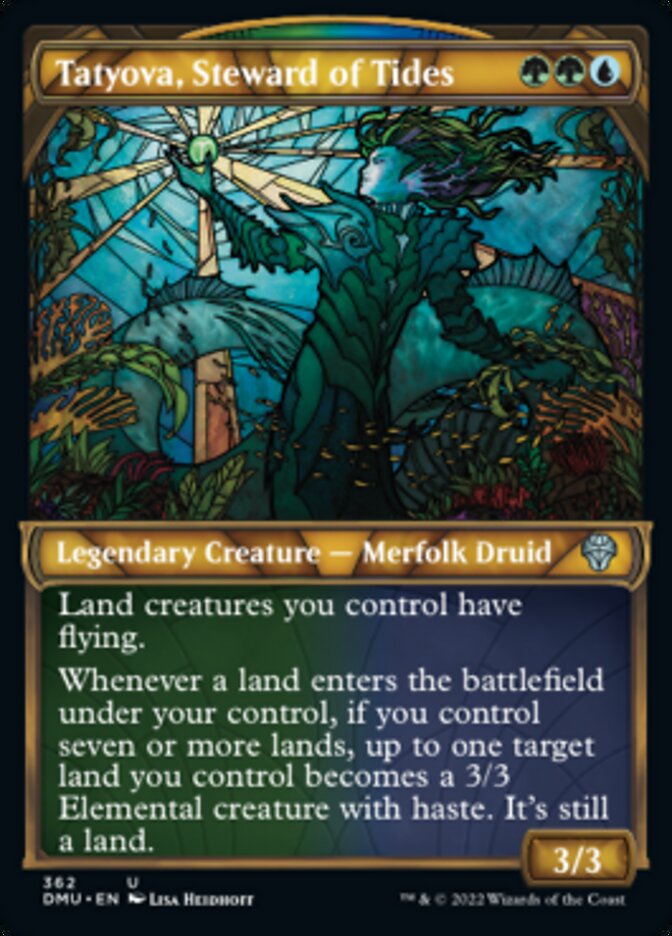 Tatyova, Steward of Tides (Showcase Textured) [Dominaria United] | Gauntlet Hobbies - Angola