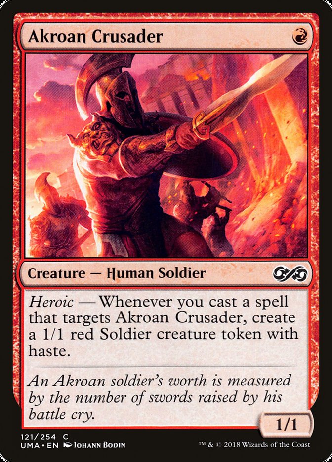 Akroan Crusader [Ultimate Masters] | Gauntlet Hobbies - Angola