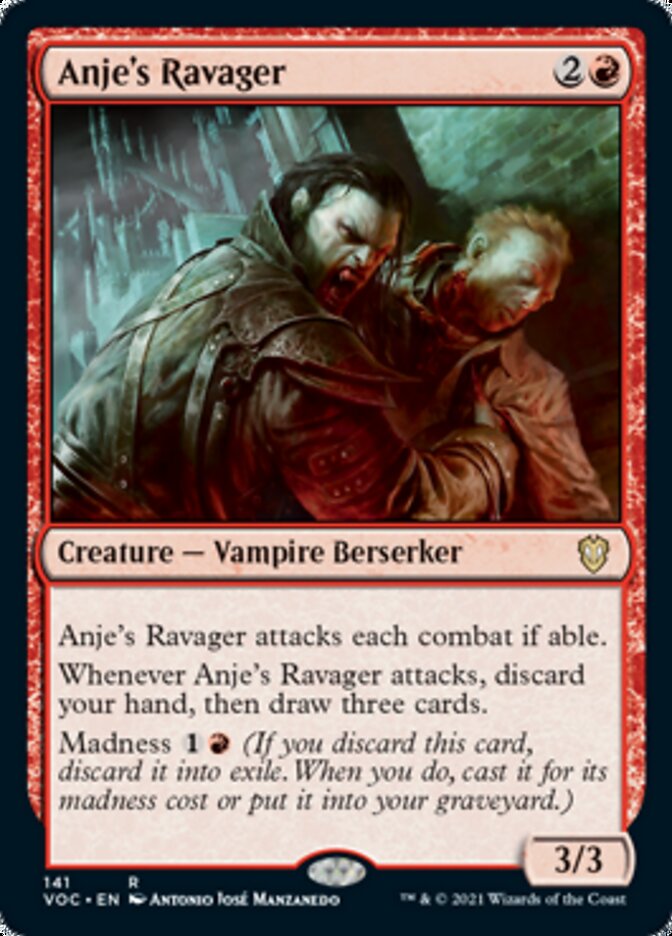 Anje's Ravager [Innistrad: Crimson Vow Commander] | Gauntlet Hobbies - Angola