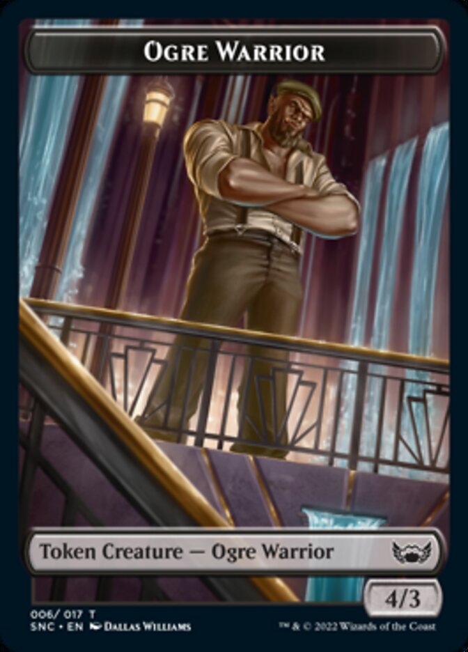 Ogre Warrior // Copy Double-sided Token [Streets of New Capenna Tokens] | Gauntlet Hobbies - Angola