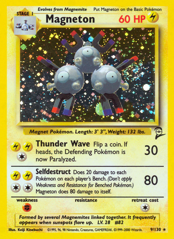 magneton pokemon card price 2001 Neo Revelation #10/64 1st Edition Holo Guide Colorless Artist Magneton Mega Evolution (Pokmon)