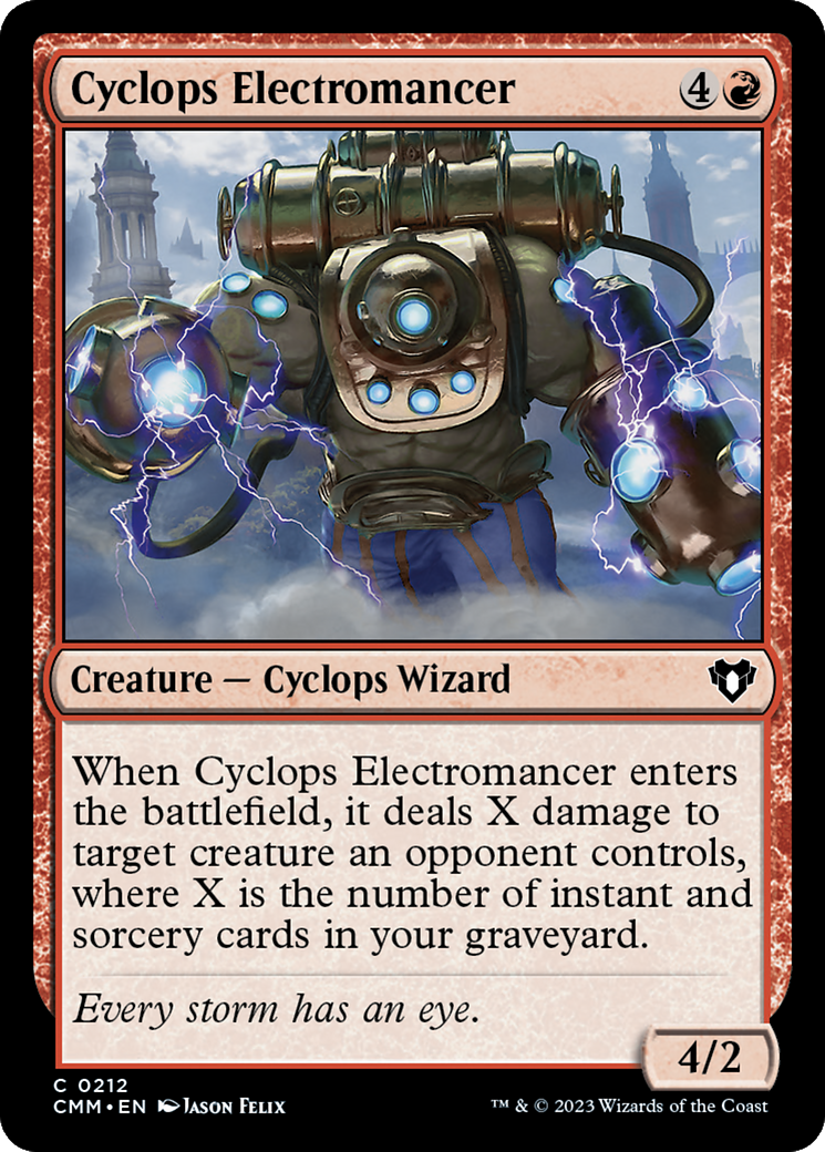 Cyclops Electromancer [Commander Masters] | Gauntlet Hobbies - Angola