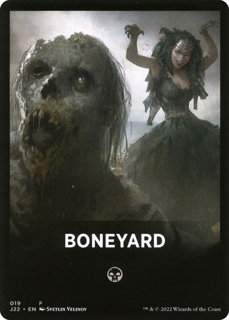 Boneyard Theme Card [Jumpstart 2022 Front Cards] | Gauntlet Hobbies - Angola