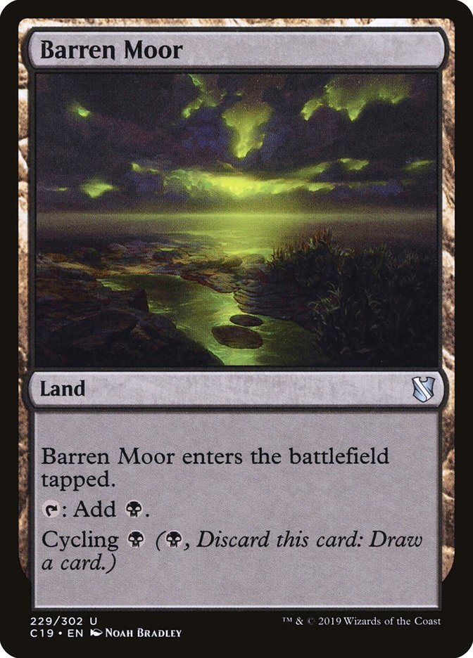 Barren Moor [Commander 2019] | Gauntlet Hobbies - Angola