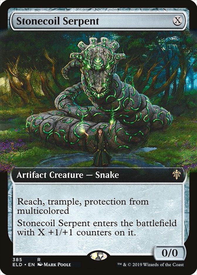 Stonecoil Serpent (Extended) [Throne of Eldraine] | Gauntlet Hobbies - Angola