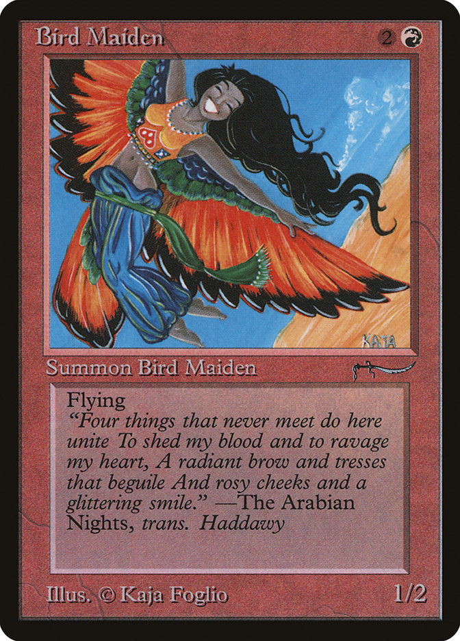 Bird Maiden (Dark Mana Cost) [Arabian Nights] | Gauntlet Hobbies - Angola