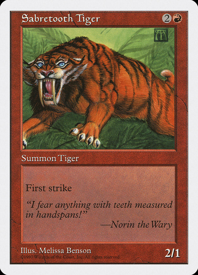 Sabretooth Tiger [Fifth Edition] | Gauntlet Hobbies - Angola