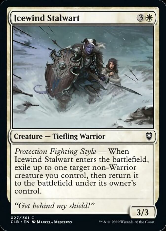 Icewind Stalwart [Commander Legends: Battle for Baldur's Gate] | Gauntlet Hobbies - Angola