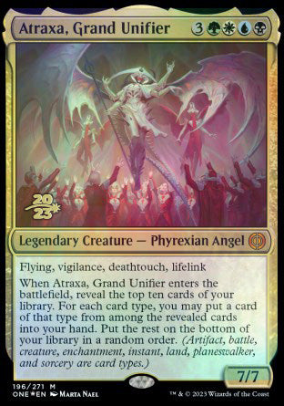 Atraxa, Grand Unifier [Phyrexia: All Will Be One Prerelease Promos] | Gauntlet Hobbies - Angola