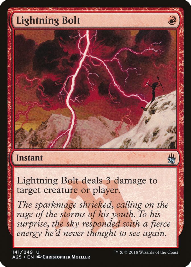 Lightning Bolt [Masters 25] | Gauntlet Hobbies - Angola