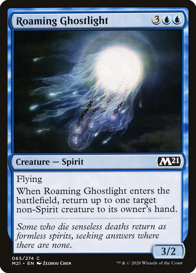 Roaming Ghostlight [Core Set 2021] | Gauntlet Hobbies - Angola