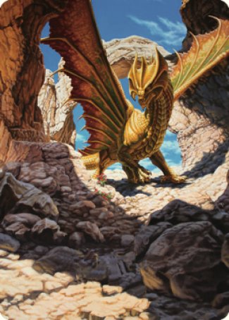 Ancient Brass Dragon Art Card (02) [Commander Legends: Battle for Baldur's Gate Art Series] | Gauntlet Hobbies - Angola