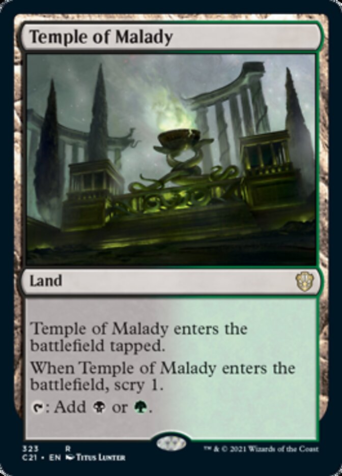 Temple of Malady [Commander 2021] | Gauntlet Hobbies - Angola