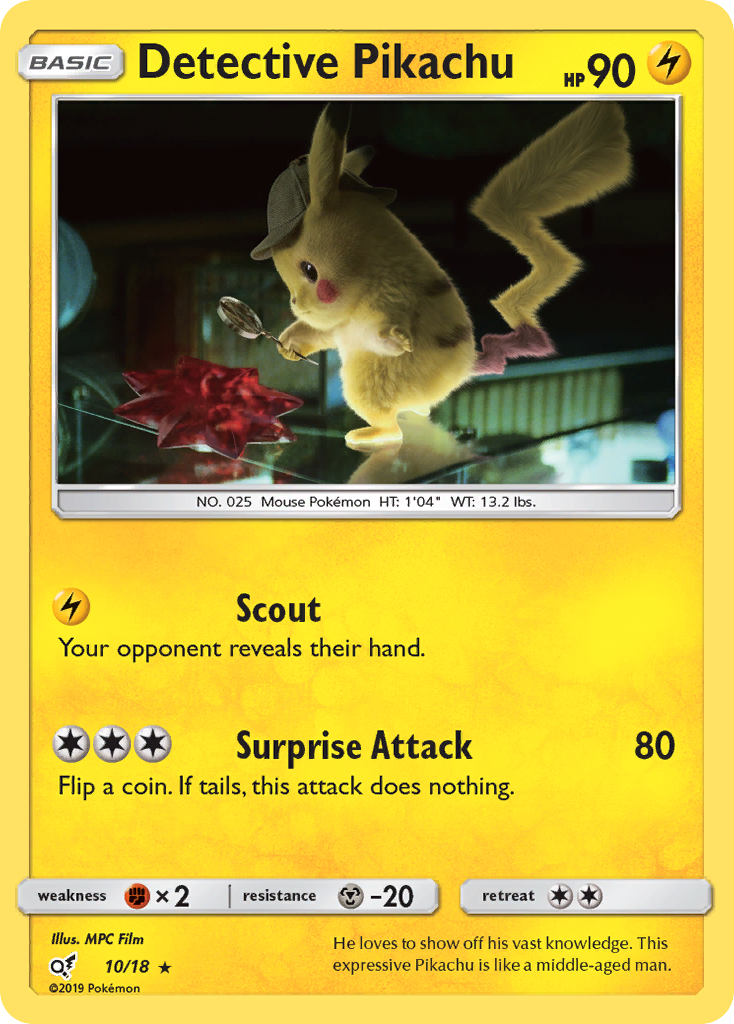 Detective Pikachu (10/18) [Sun & Moon: Detective Pikachu] | Gauntlet Hobbies - Angola