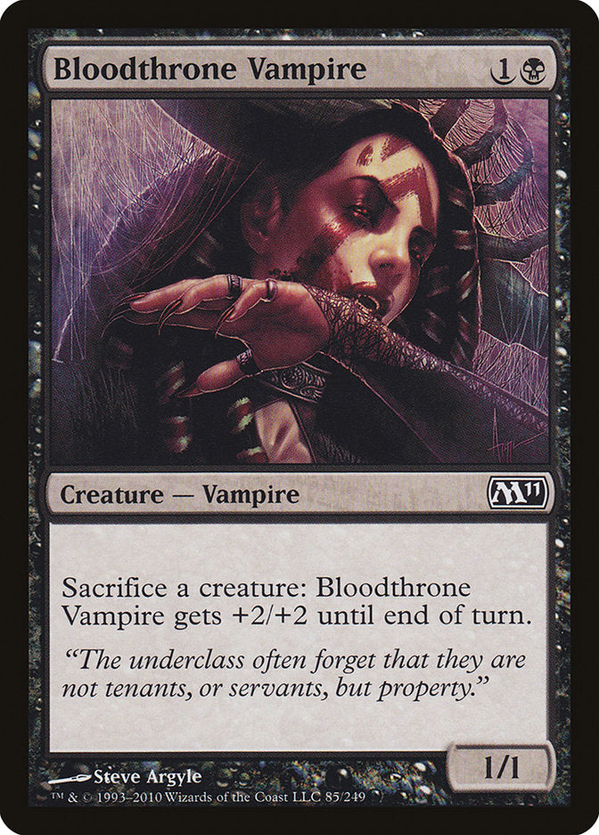 Bloodthrone Vampire [Magic 2011] | Gauntlet Hobbies - Angola