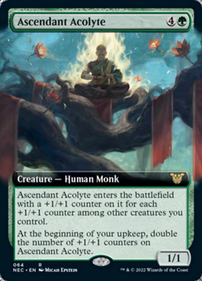 Ascendant Acolyte (Extended) [Kamigawa: Neon Dynasty Commander] | Gauntlet Hobbies - Angola
