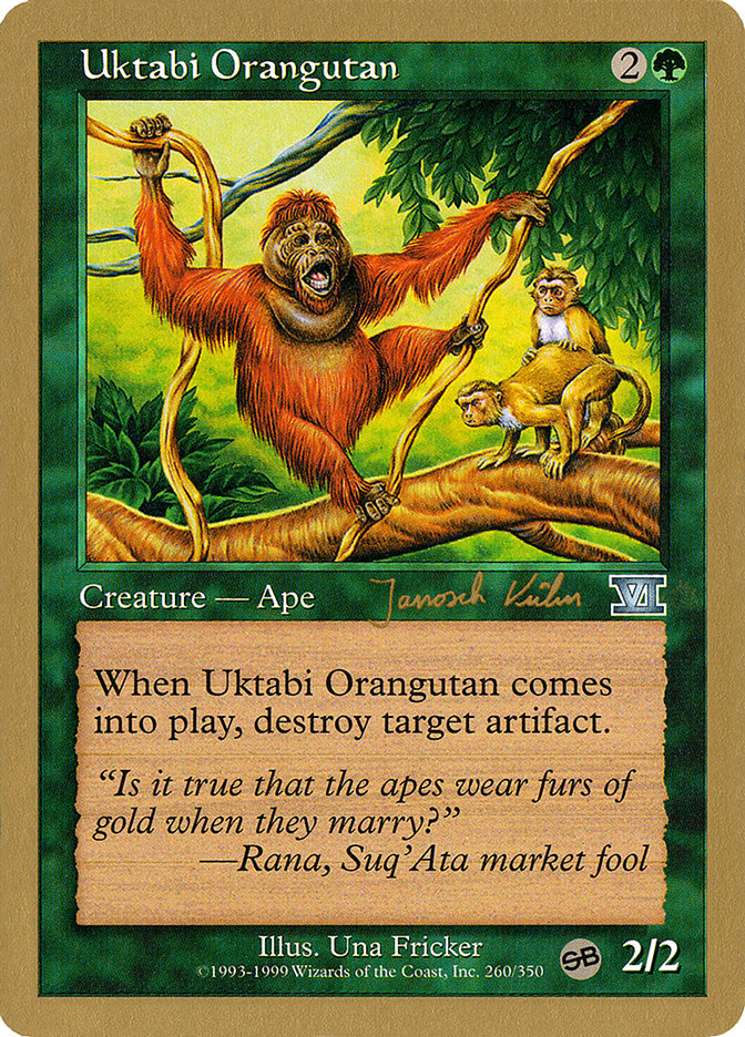 Uktabi Orangutan (Janosch Kuhn) (SB) [World Championship Decks 2000] | Gauntlet Hobbies - Angola