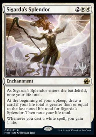 Sigarda's Splendor (Promo Pack) [Innistrad: Midnight Hunt Promos] | Gauntlet Hobbies - Angola