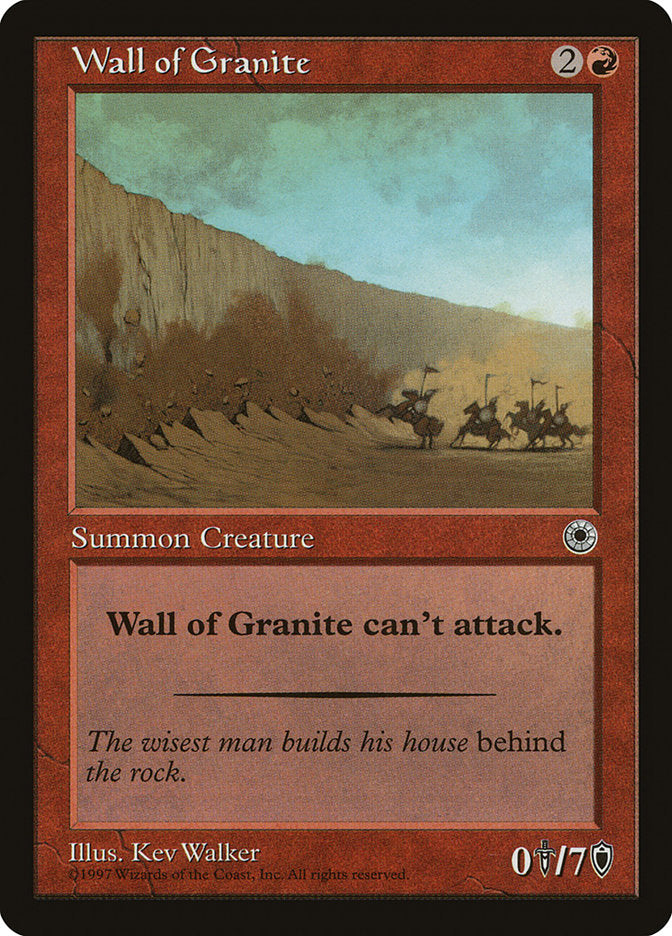 Wall of Granite [Portal] | Gauntlet Hobbies - Angola