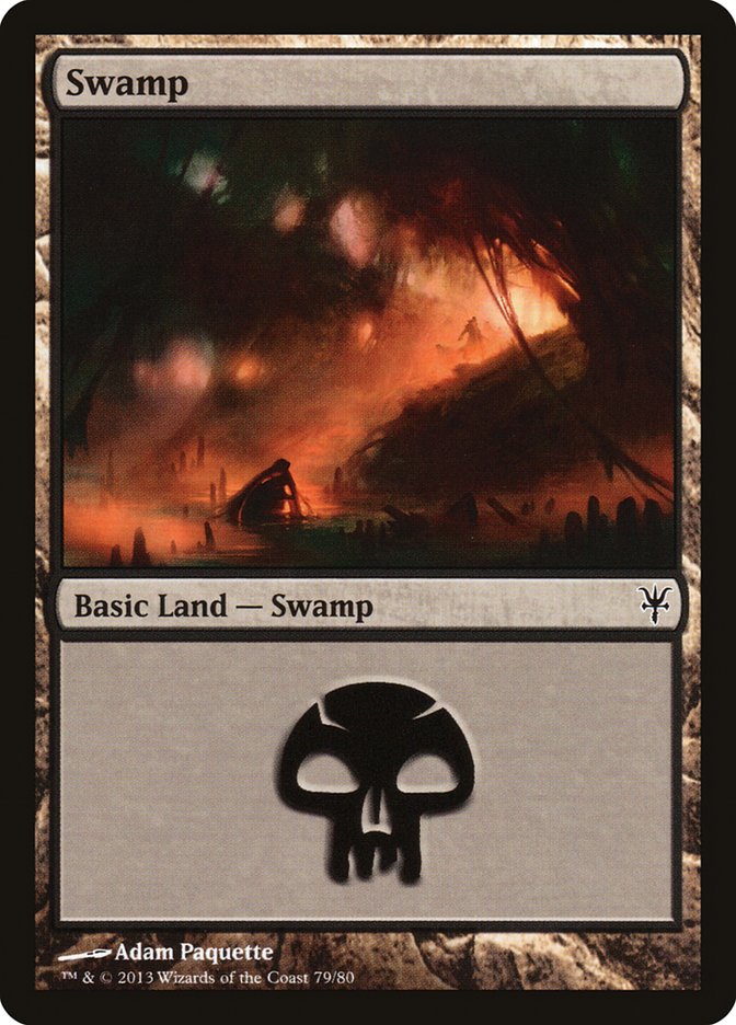 Swamp (79) [Duel Decks: Sorin vs. Tibalt] | Gauntlet Hobbies - Angola