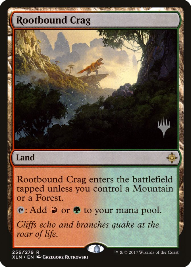 Rootbound Crag (Promo Pack) [Ixalan Promos] | Gauntlet Hobbies - Angola