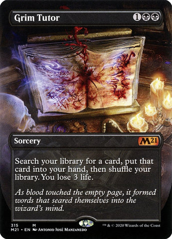 Grim Tutor (Extended) [Core Set 2021]