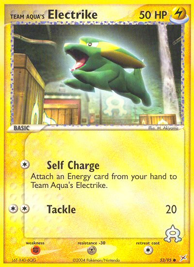 Team Aqua's Electrike (53/95) [EX: Team Magma vs Team Aqua] | Gauntlet Hobbies - Angola