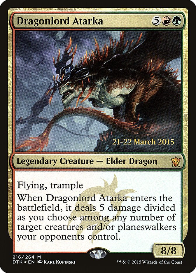 Dragonlord Atarka [Dragons of Tarkir Prerelease Promos] | Gauntlet Hobbies - Angola