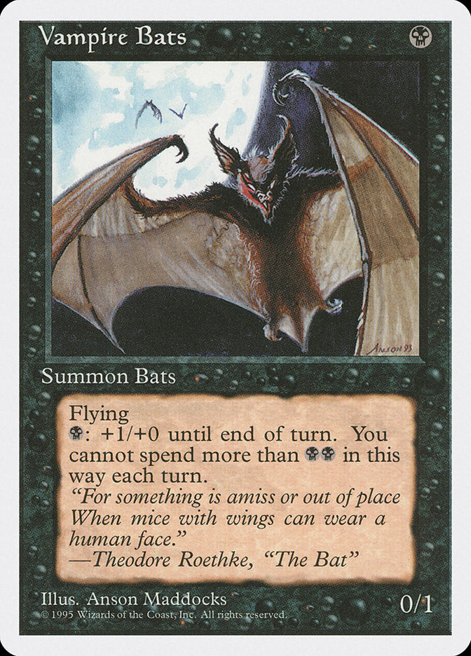 Vampire Bats [Fourth Edition] | Gauntlet Hobbies - Angola