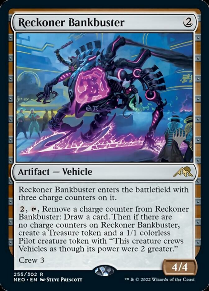 Reckoner Bankbuster (Promo Pack) [Kamigawa: Neon Dynasty Promos] | Gauntlet Hobbies - Angola