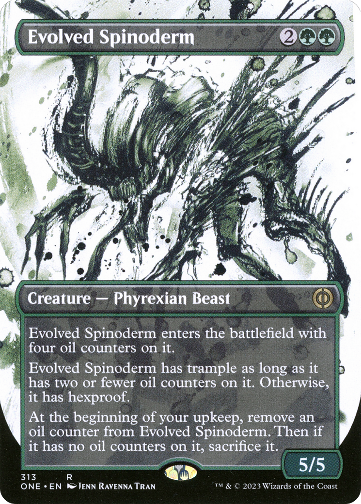 Evolved Spinoderm (Borderless Ichor) [Phyrexia: All Will Be One] | Gauntlet Hobbies - Angola