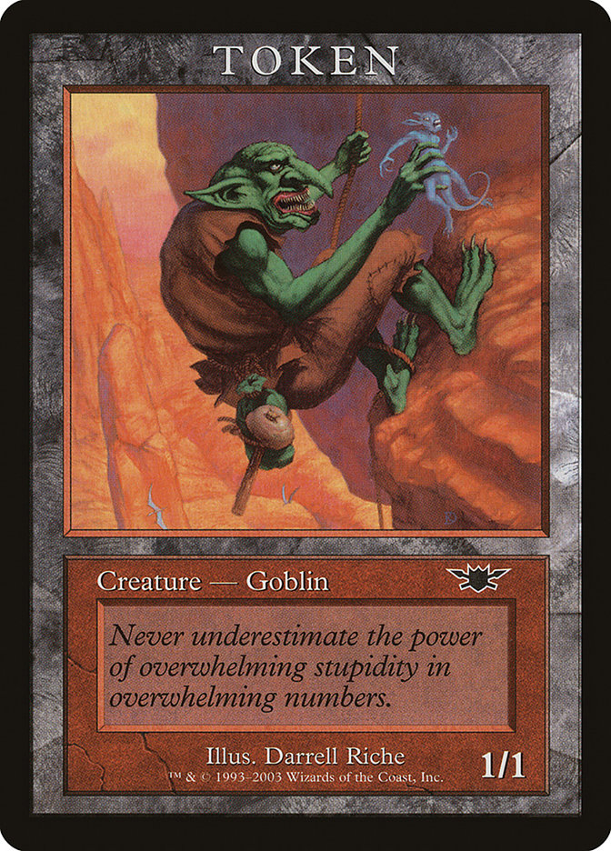 Goblin Token [Magic Player Rewards 2003] | Gauntlet Hobbies - Angola