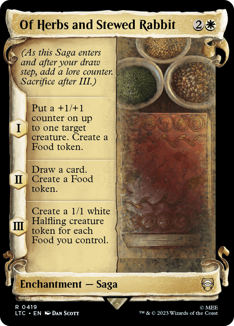 Of Herbs and Stewed Rabbit [The Lord of the Rings: Tales of Middle-Earth Commander Showcase Scrolls] | Gauntlet Hobbies - Angola
