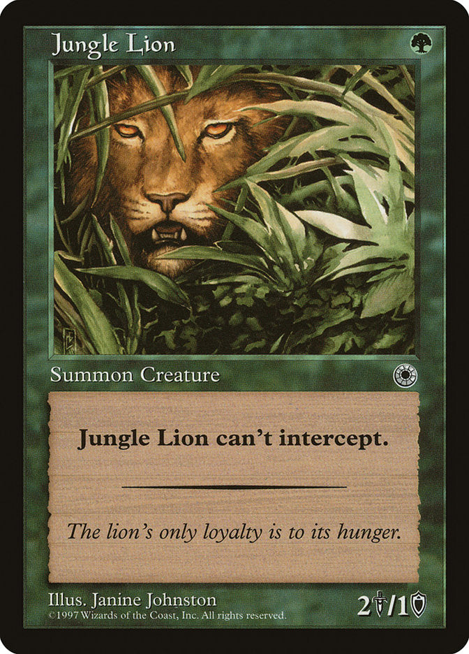 Jungle Lion [Portal] | Gauntlet Hobbies - Angola